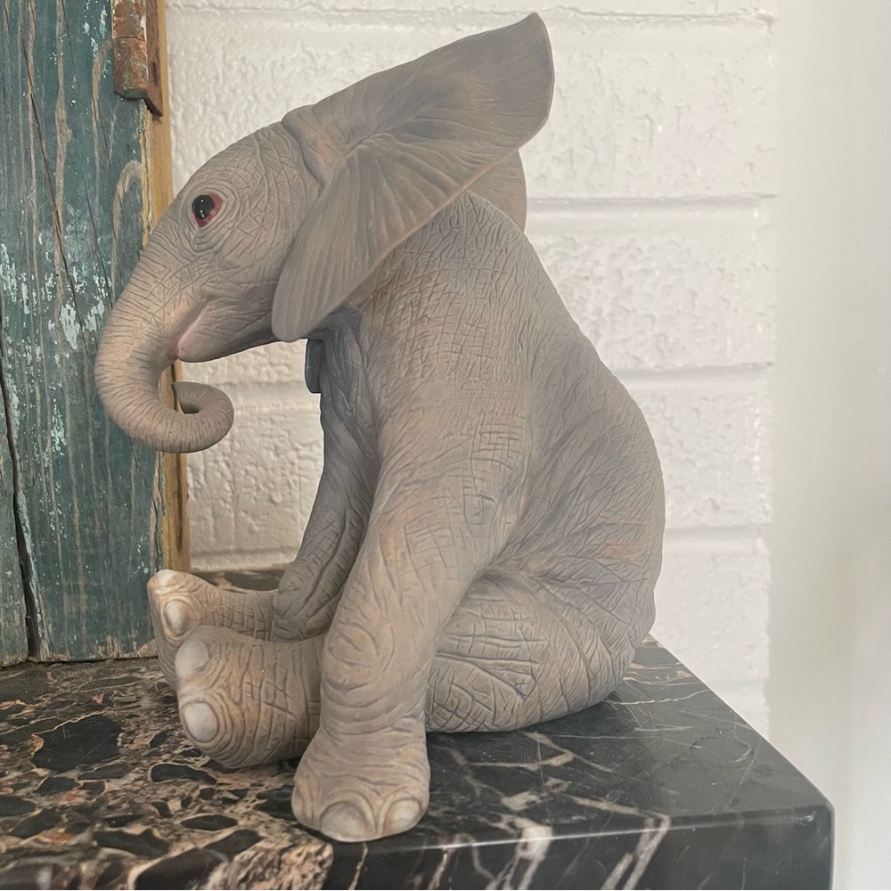 LAST CHANCE Lenox Porcelain Elephant Figurine Collectible Home Accent Decor - Picture 3 of 9